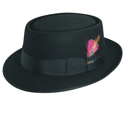 30s jazz pork pie hat.